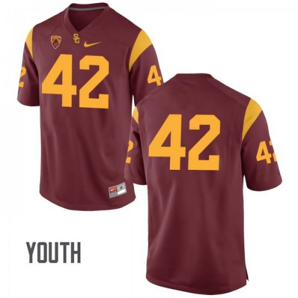 Youth Ronnie Lott Cardinal USC #42 No Name High School Jerseys,Ronnie Lott  USC Jersey, Shirts, Apparel, Gear